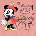 thumbnail image 3 of Disney - Mickey & Friends - Minnie Mouse in Paris - Toddler And Youth Girls Short Sleeve Graphic T-Shirt, 3 of 5