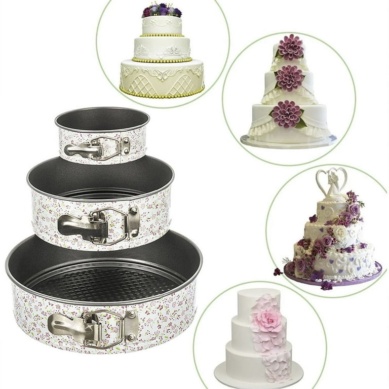 4/7/9/10inch Springform Pan Set Non-stick Cheesecake Pan Leakproof Round  Cake Pan Bakeware Bake Tray Tins Parties Wedding - AliExpress