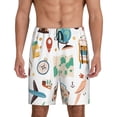 thumbnail image 2 of Daiia Travel1 Mens Woven Stretch Pajama Short,Short Pajama Pants-4X-Large, 2 of 9