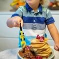 thumbnail image 5 of 3Pcs Creative Kids Dining Tool Set PP Spoon Fork Portable Car Cutlery fast-FCY, 5 of 5