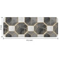 thumbnail image 7 of Gray White Gold Marble Pattern Kitchen Rug Mat,Kitchen Runner Rugs Non Skid Washable,Decorative Kitchen Floor Mats for Kitchen,Sink,Laundry,17"x47.2", 7 of 7