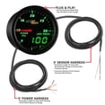thumbnail image 2 of MaxTow | Black & Green Double Vision Series 30,000 PSI Fuel Rail Pressure Gauge for 2003-2018 Dodge Ram Cummins & 2002-2018 Chevy Silverado or GMC Sierra Duramax, 2 of 5