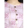 thumbnail image 4 of Chandrakala Bandhani Printed Kurti Skirt Set for Women Rayon Cotton Indian Ethnic Tunic Kurta Set,Large (K168PIN3), 4 of 4