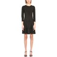 thumbnail image 3 of Michael Michael Kors Robe Courte Mini à Pois Métalliques pour Femme Noir TG, 3 of 5