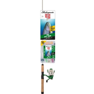 Combination Pier Shakespeare Catch More Fish Surf/Pier Spinning Reel and Fishing Rod ...