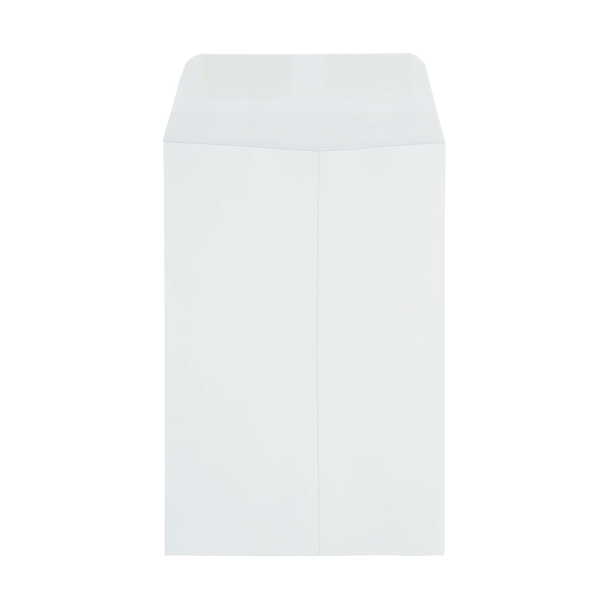 Office Depot Large Format Open-End White Envelopes, 6 1/2in. x 9 1/2in., Box Of 500, 77625