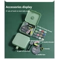 thumbnail image 5 of Portable Small Magnetic Sewing Box, Mini Sewing Kits Storage-Box, Beginners Sewing Thread Needle Threader Scissors Kit, Suitable for Traveler Emergency, Daily Sewing, Green, 5 of 6