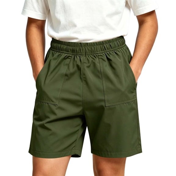 OGLCCG Boys Running Shorts Quick Dry Lightweight Athletic Basketball Shorts Casual Elastic Waist Summer Workout Shorts with Pockets 5-15 Years