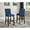 Blue, variant on Blue Upholstered Bar Stools / Set of 2 for Home Entertaining