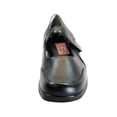 thumbnail image 2 of PEERAGE Misty Wide Width Comfort Casual Leather Mary Jane Style Shoes BLACK 6, 2 of 6