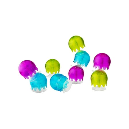 UPC: 0669028111381 | Boon Jellies Building Bath Toy Set  Colorful Learning Bath Toys Suction to Wall  9 Pack