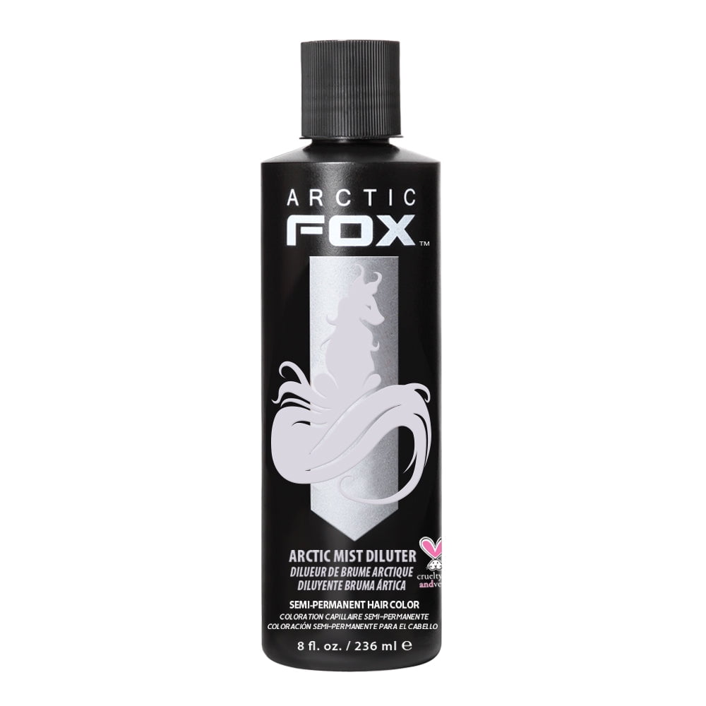 ARCTIC FOX Vegan and CrueltyFree SemiPermanent Hair Color Dye (8 Fl Oz, ARCTIC MIST DILUTER