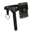 thumbnail image 4 of Bolsa de cinturón, riñonera, accesorio portátil para disfraz, estilo steampunk, cinturón medieval único. Negro, 4 of 9