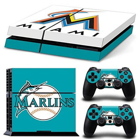 FriendlyTomato PS4 Console and DualShock 4 Controller Skin Set - MLB - PlayStation 4 (Best Controller For Rocket League)
