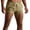 CL339 Khaki, variant on Yuncity Men Shorts Solid Color High Waist Elastic Thin Lightweight Drawstring Summer Running Jogging Sport Outdoor Daily Wear Men's Shorts Size L Black