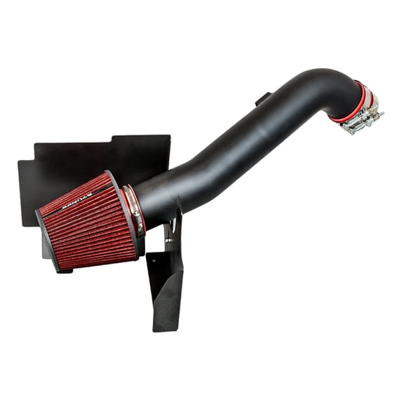 RTUNES RACING - BLACK - HEAT SHIELD COLD AIR INTAKE Compatible For 2001-2004 CHEVROLET SILVERADO 01-04 CHEVROLET SILVERADO 2500HD/3500 6.6L DIESEL / 01-04 GMC SIERRA 2500HD/3500 6.6L DIESEL