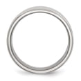 thumbnail image 3 of Stainless Steel Ridged Edge 8mm Brushed and Polished Band, 3 of 8