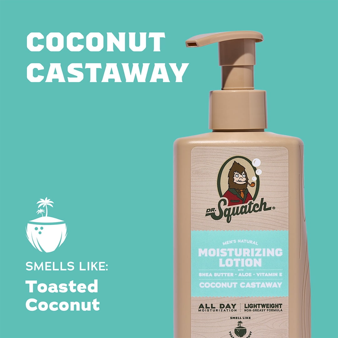 Dr. Squatch Mens Natural Body Moisturizer Lotion, Hand & Body
