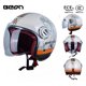 thumbnail image 3 of Casco de motocicleta Beon retro de doble lente, medio casco abierto, capacete para mujeres y hombres, certificación DOT ECE, casco de moto para Harley, 3 of 5