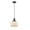 Oiled Rubbed Bronze / Matte White Cased, variant on 201C-PN-G72-Innovations Lighting-Bell - 1 Light Cord Hung Mini Pendant In Industrial Style-10 Inches Tall and 8 Inches Wide-Polished Nickel