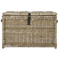 thumbnail image 4 of happimess Michael 35" Wicker Storage Trunk, Natural, 4 of 5
