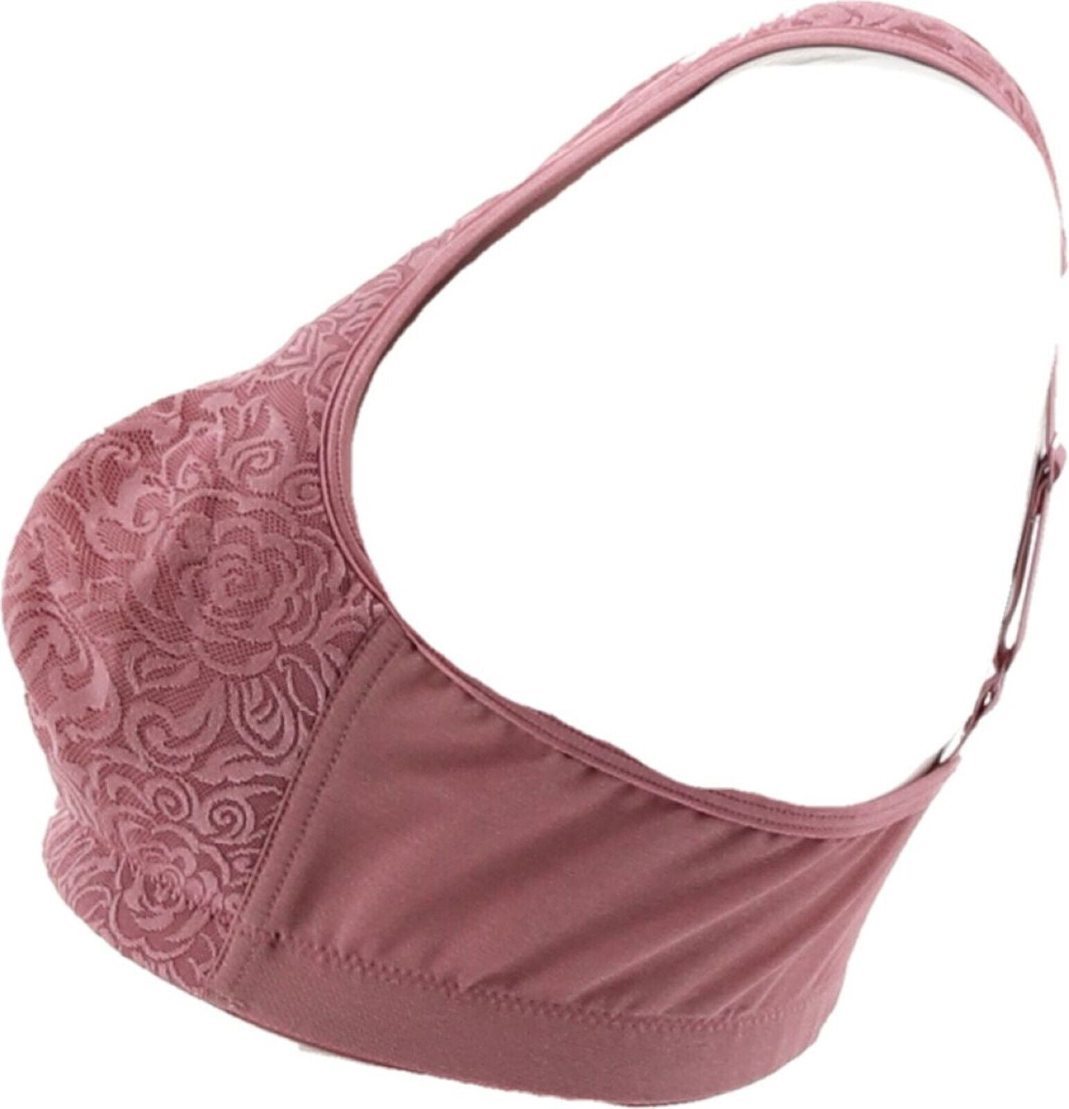 Breezies Wild Rose Seamless Wirefree Support Bra Women's A260367