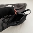 thumbnail image 3 of Bolso De Hombro Crescent Mujer Color Sólido Sling Mujer Viaje Negro, 3 of 9