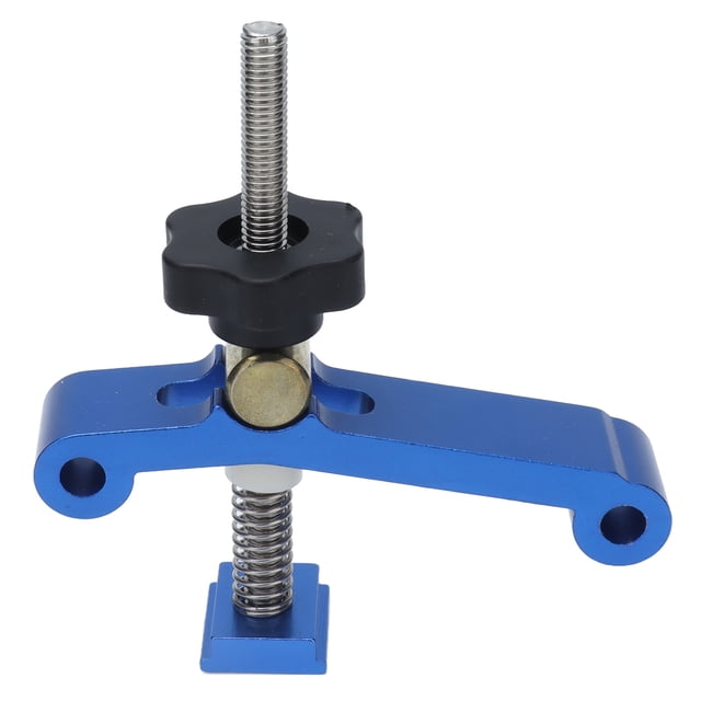 Filfeel T Track Clamp,Blue T Slot Clamps,T Track Clamp Blue Hold Down CNC Router Clamps for Woodworking Metal Parts Fixing
