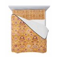 thumbnail image 7 of Orange Yellow Boho Full Size Down Alternative Comforter, Lightweight Comforter Quilt Bedding Set with Pillow Shams Vintage Shabby Abstract Geometric Art All Seasons Bed Comforter Duvet Insert 78"x90", 7 of 7