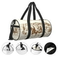 thumbnail image 5 of KLL Western Desert Cowboys1 Duffle Bag For Men Women Sport Gym Fitness Tote Travel Training Workout Basketball Football Weekender, 5 of 8