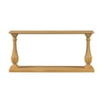 thumbnail image 3 of Harper & Bright Designs Vintage Console Table with Vase-Leg Design , Wood Narrow Entryway Table for Living Room and Study room , Natural, 3 of 9