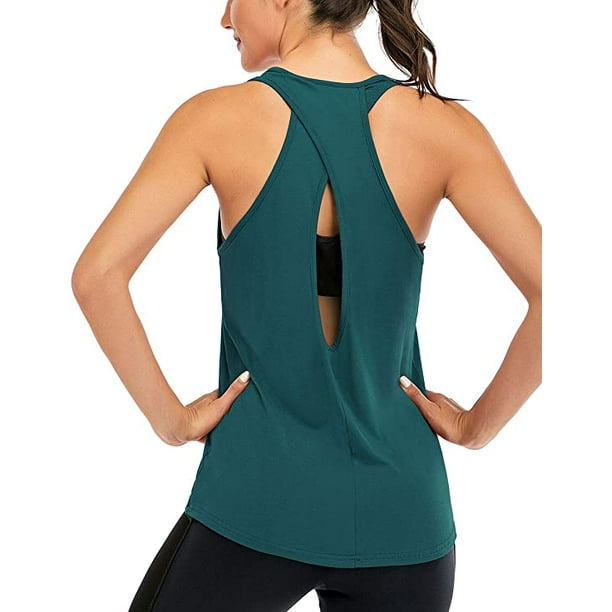 Stylish and Comfortable Women's Yoga Shirt with Open Back