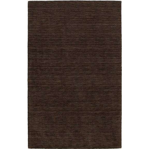 Moretti Desire Area Rug 27109 Brown Monochrome Wool 6' x 9' Rectangle