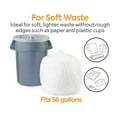thumbnail image 3 of Staples Coastwide Professional 50-56 Gallon Trash Bag 43" x 48" High Density 22 mic Natural 150, 3 of 7