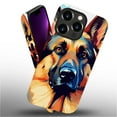 thumbnail image 3 of Punmada Compatible with iPhone 13 Pro Matte Case For Girl Boy Full Body Protective Hard Shell Esthetics Pattern German Shepherd Dog, 3 of 7