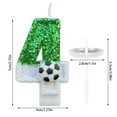 Soccer Football Birthday Candles Soccer Number Candle For Cake Candle