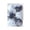 A, variant on Dpityserensio 8CM Toile Print Fabric Wrapped Christmas Ornaments Balls 6 Pcs Vintage Chinoiserie Xmas Tree Hanging Decorations With Velvet Ribbon