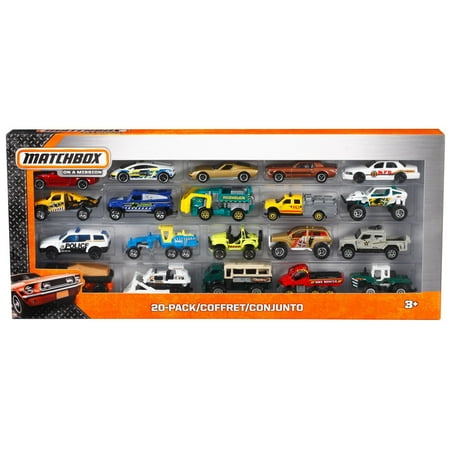 Matchbox Adventure Pack 20 Die-Cast Vehicles (Styles May Vary)