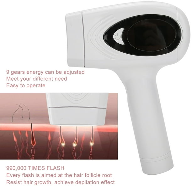 Depiladoras de Fotones Skin Light Depiladora Maquina de Depilacion Pantalla LCD Depiladora Ajustable para Cara Cuerpo Blanco 110 240v ANGGREK NO Walmart en linea