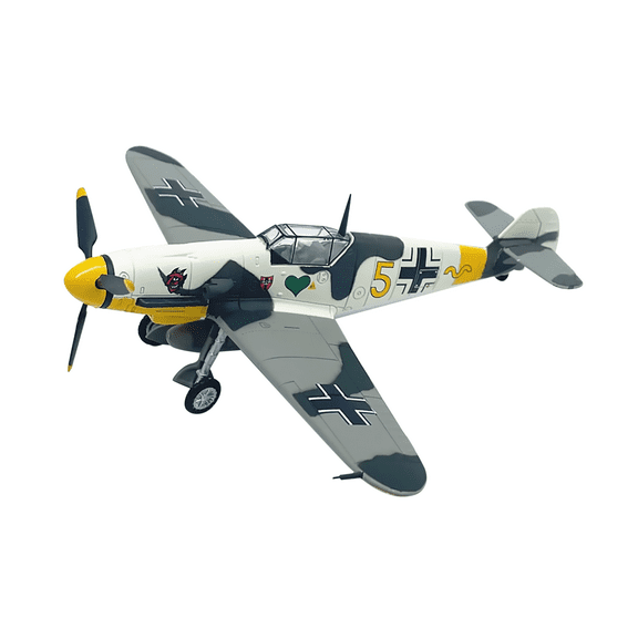 Display Toy BF 109F-4 Fighter Model 1:72 Alloy Replica for Aviation Collectors Vintage Decor
