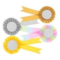 thumbnail image 4 of UPKOCH 4Pcs Award Ribbon Rosette Vibrant Design Tinplate and Ribbon for Celebration and Decoration, 4 of 7