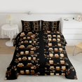thumbnail image 2 of Homewish Cartoon Cute Owl Bedding Comforter Set for Teen, Kawaii Cartoon Animal Twin Comforter Sets, Leaf Plant Botanical Reversible Bedding Set, Microfiber Bedroom Decor, 2 Pieces, 2 of 8