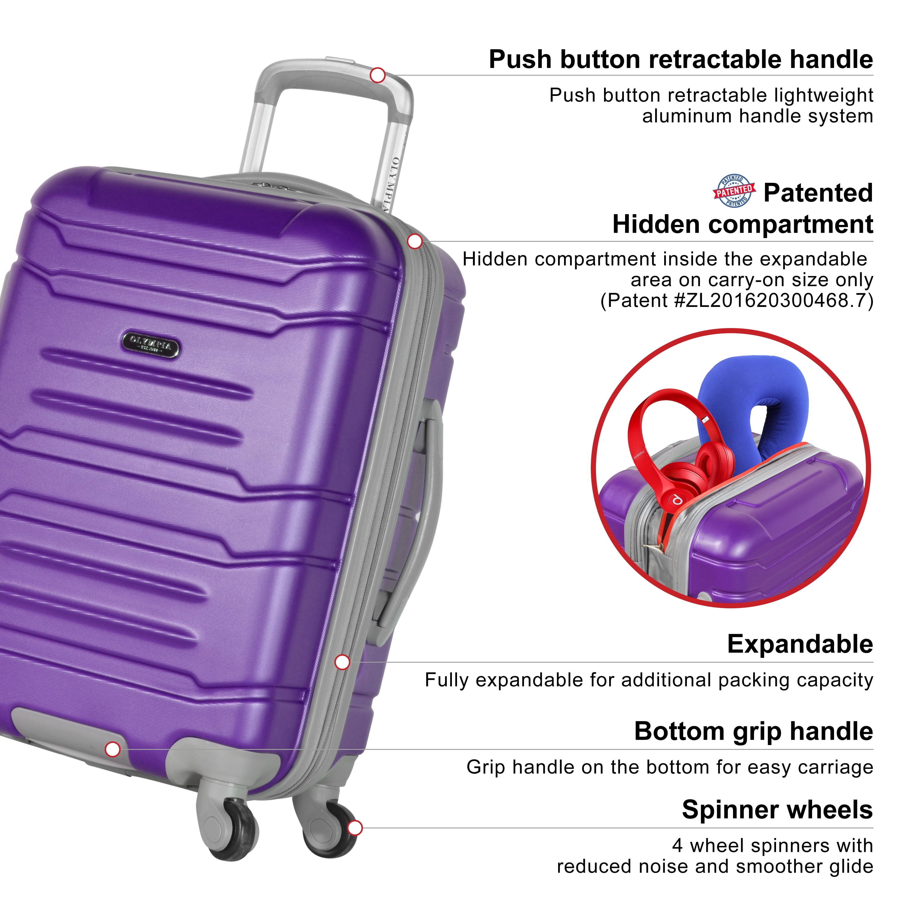 St Louis Cardinals, 21 Clear Poly Carry-On Luggage by Kaybull #STL11 – OBM  Distribution, Inc.