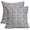 Navy Dots, variant on Blue Orange Pillow Covers 16x16 Set of 2 Boho Design Gray Dot Throw Pillows Modern Trendy Fall Print Decorative Outdoor Pillowcase Holiday Cushion Cover Linen Case Decor for Sofa Couch Bed