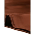 thumbnail image 5 of INSPIRE CHIC Women's Casual Dressy Office Blouses 3/4 Sleeve V Neck Satin Shirt M Brown, 5 of 6