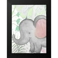 thumbnail image 2 of Medley, ElizabetH 11x14 Black Modern Framed Museum Art Print Titled - Ele in the Tropics, 2 of 5