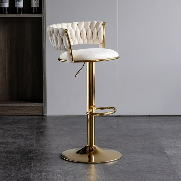 Simple home bar stools can be swivel lift with backrest bar stools counter height bar stools