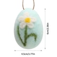 thumbnail image 2 of Easter Simulation Wool Foam Wreath Decoration, Colorful Needle Felted Easter Eggs for Holiday Garland, Bowl Filler, Toy, and Easter Basket Gift, 2 of 5