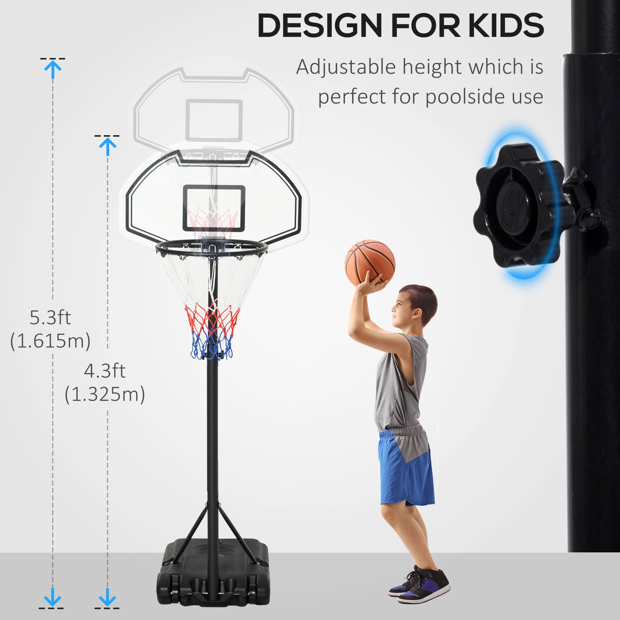 Basketball Hoop, Portable Basketball Stand
