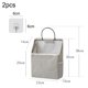 thumbnail image 2 of Laklulu 2 uds bolsa colgante de almacenamiento para cabecera de dormitorio, bolsa de almacenamiento para cesta colgante con acabado de cama, 2 of 5